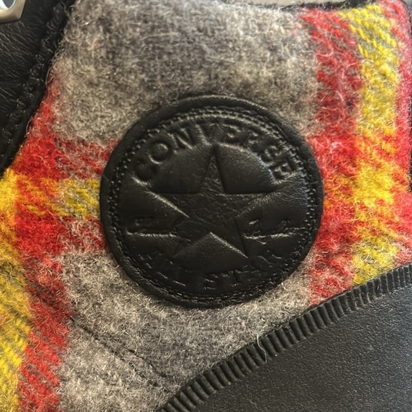 🍁 Converse Woolrich Plaid unisex sneakers 10.5m 12w - Picture 11 of 11